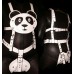 PANDA BÄR*Windelhalter Laufgeschirr mit Leine