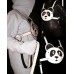 Leder Brustgeschirr mit Leine *PANDA*